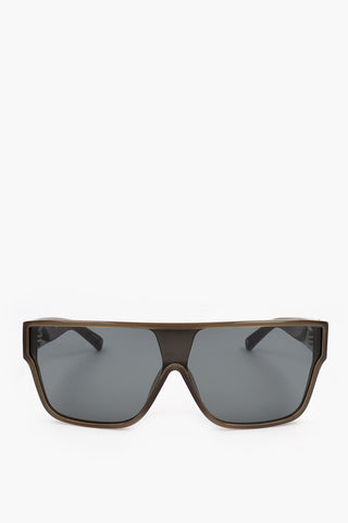 PHILLIP LIM Occhiali da Sole Shield con Montatura See Through