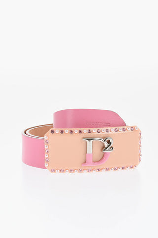 Cintura Maxi In pelle con fibbia in Metallo 40mm