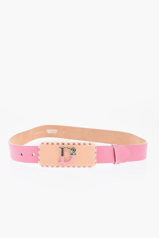 Cintura Maxi In pelle con fibbia in Metallo 40mm