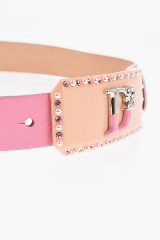 Cintura Maxi In pelle con fibbia in Metallo 40mm