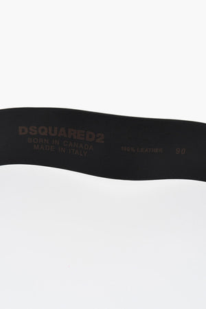 Ledergürtel mit Holzschließe 45mm