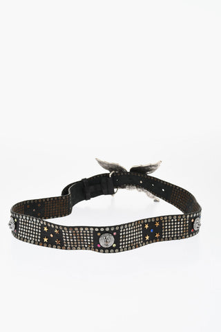 Studded Leather Belt 50mm