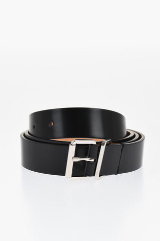 Solid Color Leather Belt 30mm