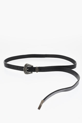 Slim Fit Leather Belt 20mm