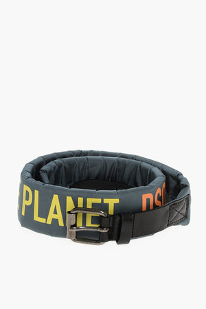 Gepolsterter Nylon-Gürtel ONE LIFE ONE PLANET mit 45mm Kontrastdruck