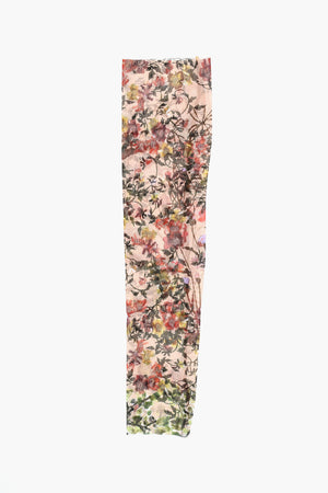 Manicotto Singolo in Tulle a Fantasia Floreale