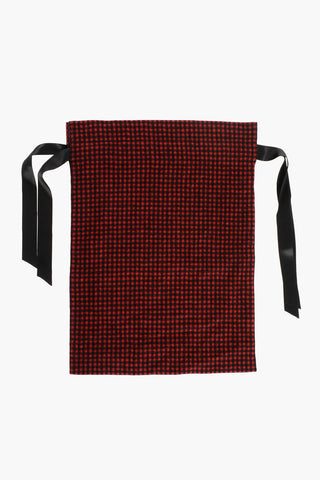 Dust Bag a Quadri Buffalo con Dettaglio Logato