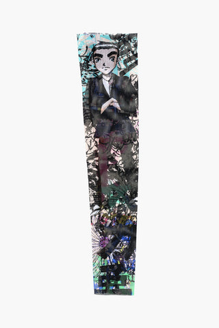 Patterned Tulle Single Muff