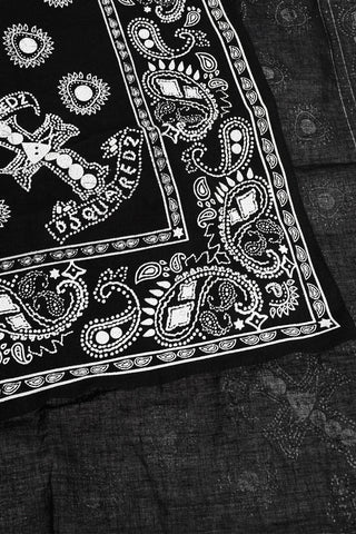 Two-Tone Foulard with Embossed Pattern