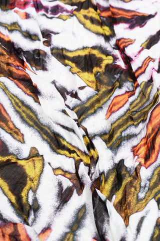 Printed Silk and Cotton Foulard