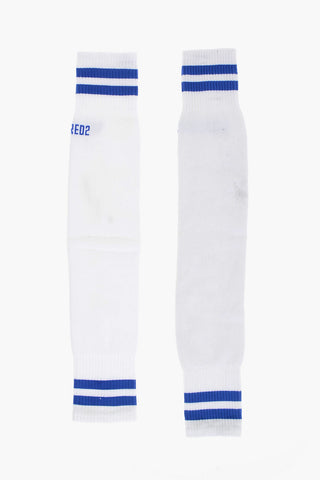 Cotton and Nylon Stretch Muffs with Contrasting Details