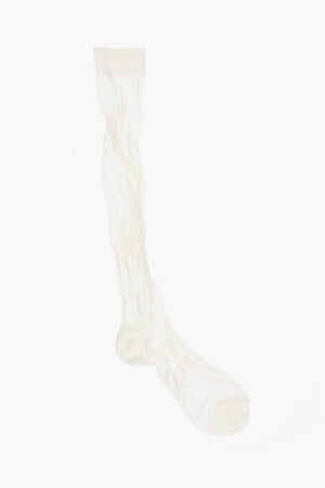 긴 골지 및 무지 양말