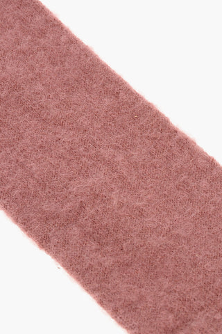 Long Wool-Blend Solid-Colour Socks