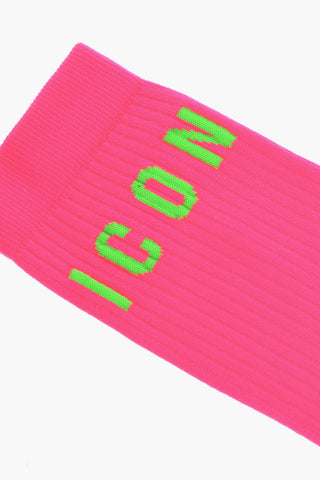 Solid Color Fluo ICON Long Socks