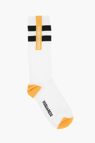 Cotton And Nylon Stretch Long Socks