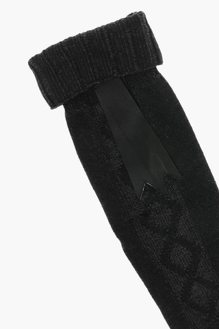 Long Solid-Color Socks