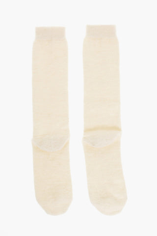 Lange Einfarbige Socken aus Wollmischung