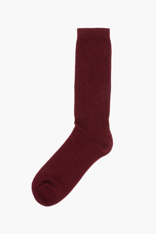 Ribbed long Socks with Embroidery