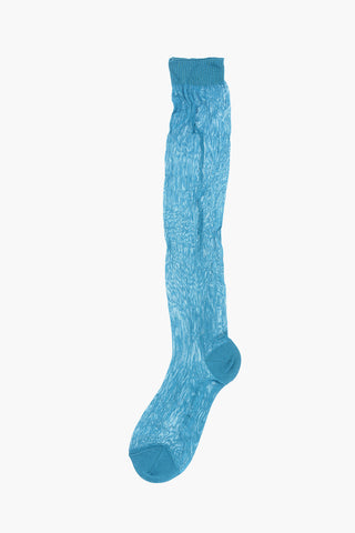 Long Ribbed Solid-Color Socks