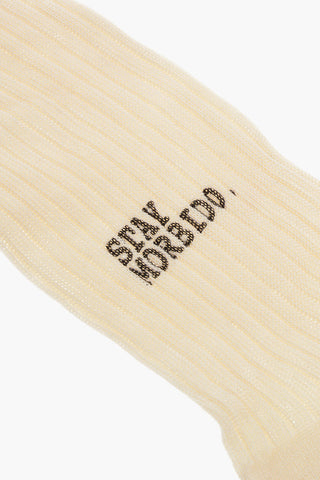 Long Ribbed Solid-Color Socks