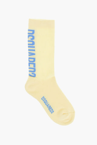 Cotton And Stretch Nylon Bicolor Long Socks