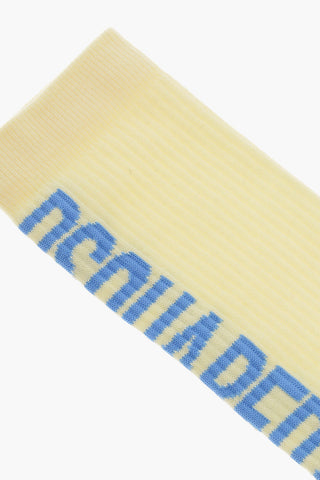 Cotton And Stretch Nylon Bicolor Long Socks
