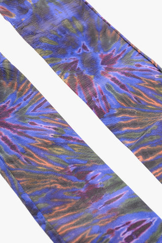 Warm Tie-Dye Effect Gloves