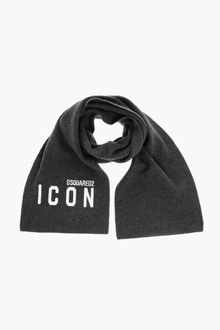 Wool ICON Scarf with Embosse Logo