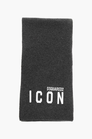 Wool ICON Scarf with Embosse Logo