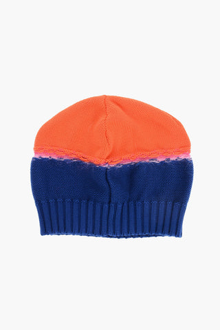 Two-Tone Beanie with Monogram