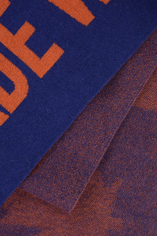 Sciarpa Bicolore Ricamata