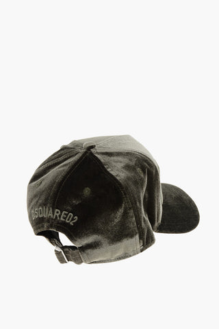 Cappello Baseball DUDE in Velour a Tinta Unita