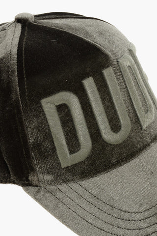 Cappello Baseball DUDE in Velour a Tinta Unita