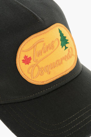 Solid Color Cap with Contrasting Patch
