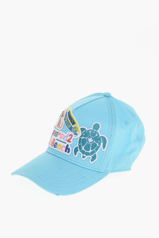 Cotton Gabardine TROPICAL Cap with Patches