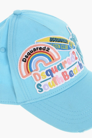 Cotton Gabardine TROPICAL Cap with Patches