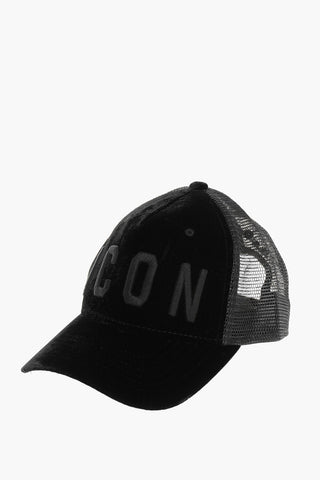 ICON Velvet Trucker Cap with Mesh Insert