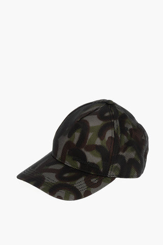 Camo Spray Motif Mesh Cap