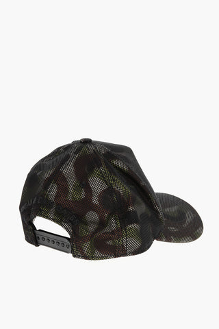 Camo Spray Motif Mesh Cap