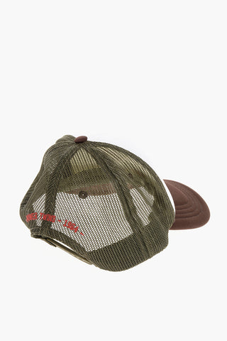 Cappello Baseball Trucker Bicolore con Logo Stampato