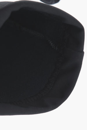 Manicotti in Tinta Unita con Logo Stampato