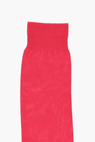 Solid Color Cotton Blend Socks