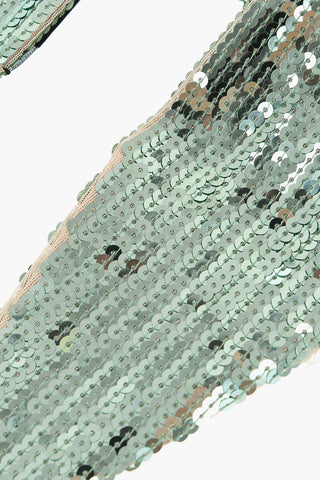 Sequined Solid-Color Scarf