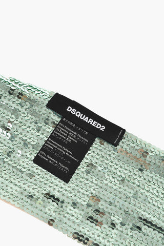 Sequined Solid-Color Scarf