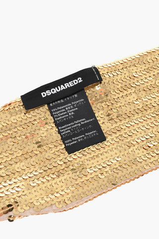 Sequined Solid-Color Scarf