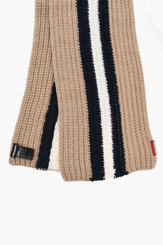 Striped Alpaca-Blend Scarf