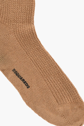 Solid Color Wool Blend Long Socks