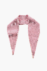 Einfarbiger Pailletten-Foulard