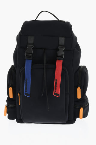Neoprene Multi-Pocket Backpack with Contrasting Details
