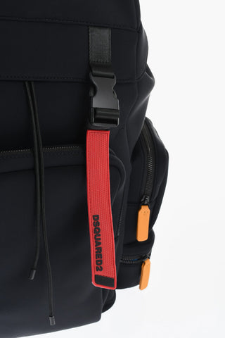 Neoprene Multi-Pocket Backpack with Contrasting Details